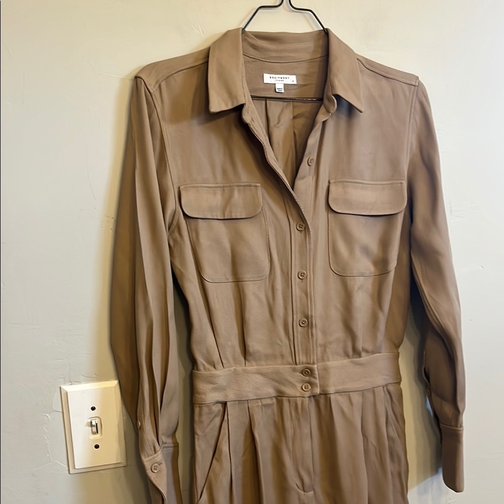 Equipment size 8 tan jumpsuit.